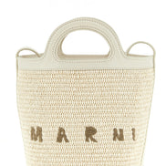 Marni White Cotton Handbag