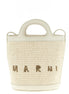 Marni White Cotton Handbag