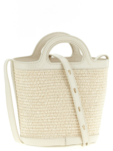 Marni White Cotton Handbag