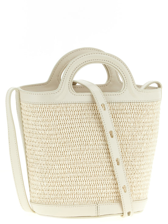 Marni White Cotton Handbag