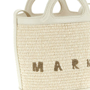 Marni White Cotton Handbag