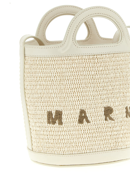 Marni White Cotton Handbag