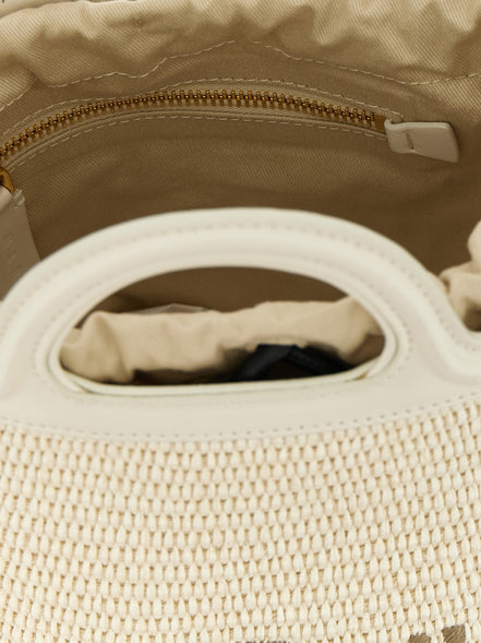 Marni White Cotton Handbag