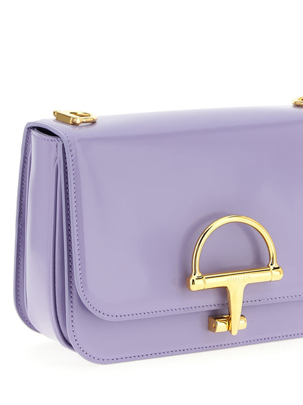 Gucci Purple Calfskin Shoulder Bag