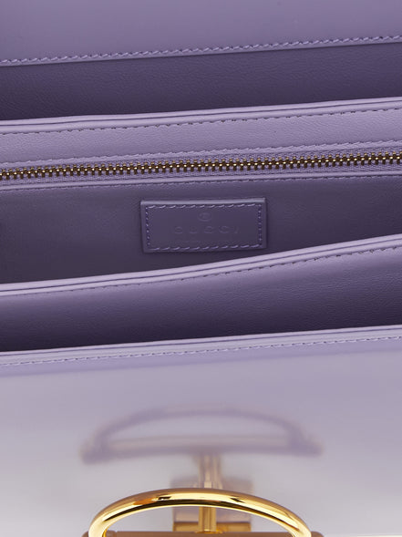 Gucci Purple Calfskin Shoulder Bag