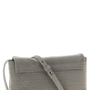 Τσάντα clutch Brunello Cucinelli από ασημί δέρμα