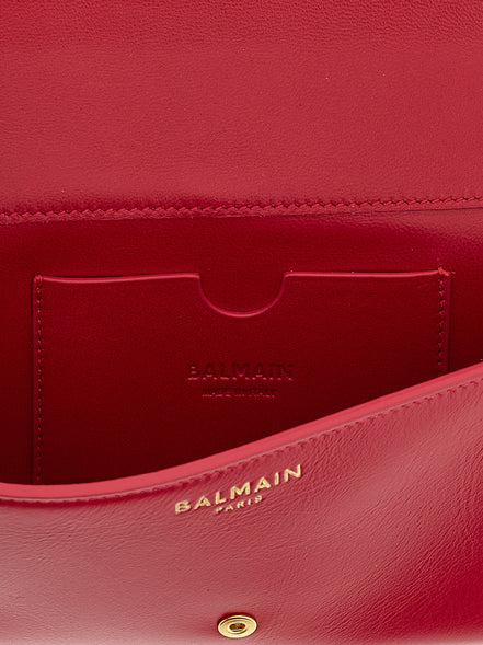 Balmain Fuchsia Calfskin Cardholder
