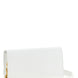 Balmain White Calfskin Cardholder