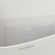 Πορτοφόλι Balmain από λευκό δέρμα μοσχαριού