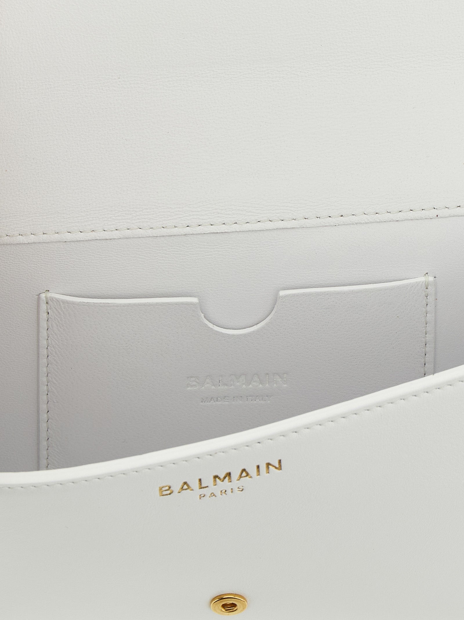 Πορτοφόλι Balmain από λευκό δέρμα μοσχαριού