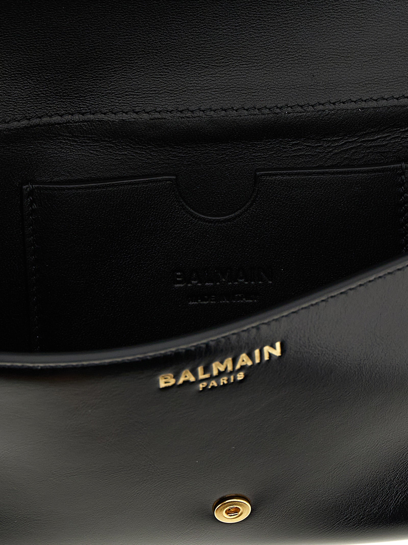Πορτοφόλι Balmain από μαύρο δέρμα μοσχαριού