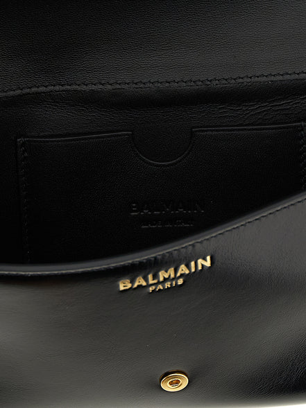 Πορτοφόλι Balmain από μαύρο δέρμα μοσχαριού