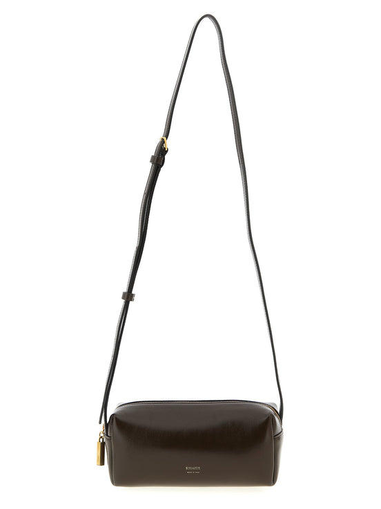 Khaite Brown Calfskin Crossbody Bag