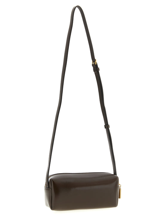 Khaite Brown Calfskin Crossbody Bag
