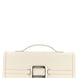Roger Vivier White Calfskin Clutch Bag