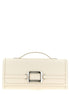 Roger Vivier White Calfskin Clutch Bag
