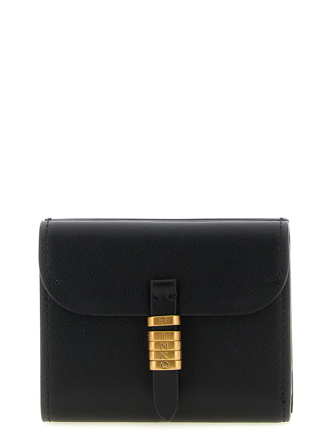 PINKO Black Cowhide Cardholder
