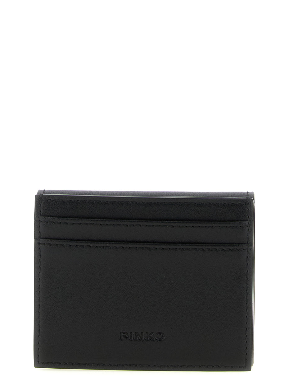 PINKO Black Cowhide Cardholder