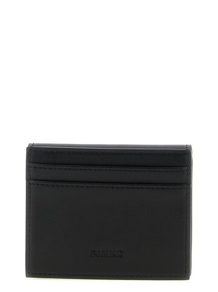 PINKO Black Cowhide Cardholder