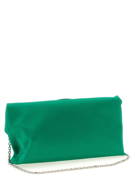 Roger Vivier Bicolor Viscose Clutch Bag