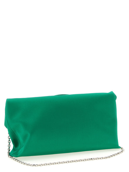 Roger Vivier Bicolor Viscose Clutch Bag
