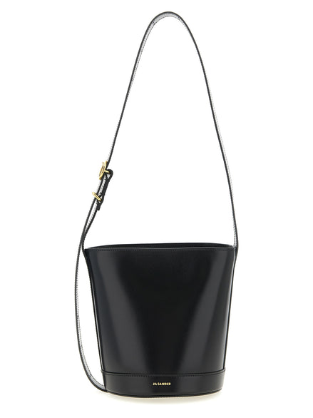 Jil Sander Black Calfskin Shoulder Bag