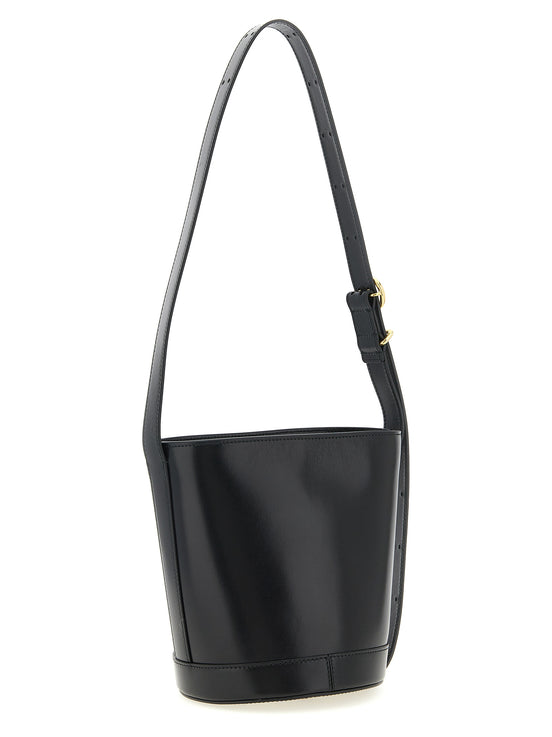 Jil Sander Black Calfskin Shoulder Bag