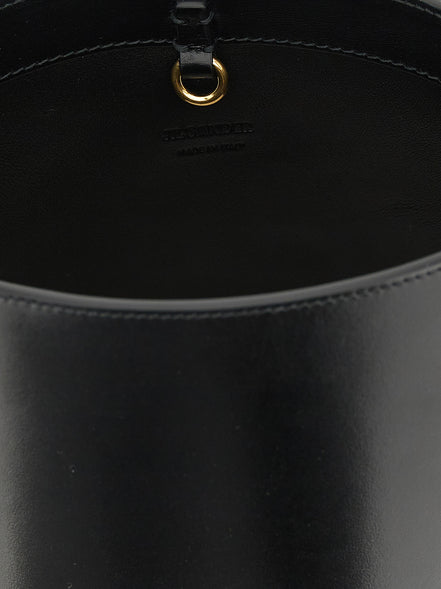 Jil Sander Black Calfskin Shoulder Bag