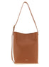 Jil Sander Brown Calfskin Shoulder Bag