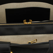 Jil Sander Black Calfskin Tote Bag