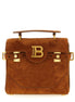 Balmain Brown Calfskin Handbag