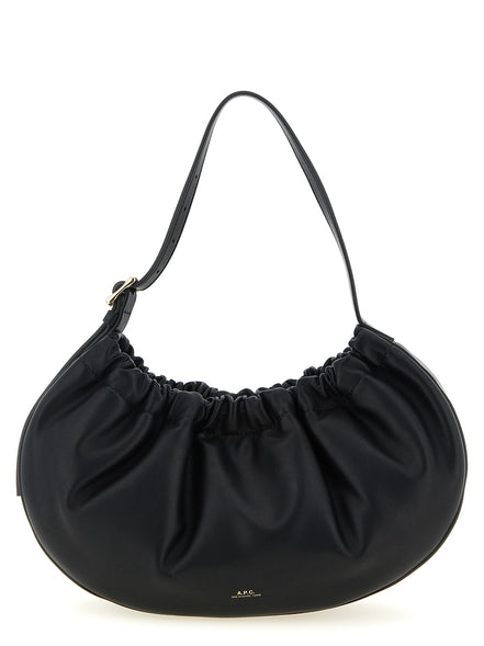 A.P.C. Black Polyethylene Shoulder Bag