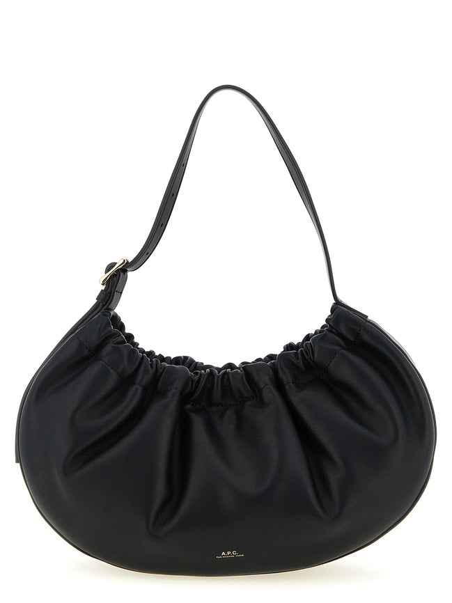A.P.C. Black Polyethylene Shoulder Bag