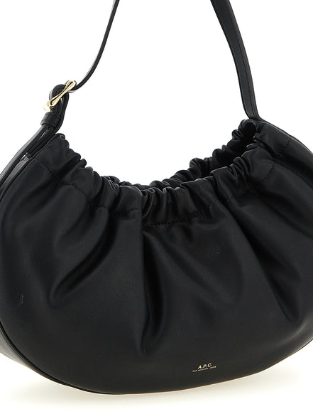 A.P.C. Black Polyethylene Shoulder Bag