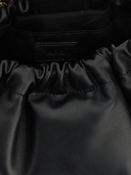A.P.C. Black Polyethylene Shoulder Bag