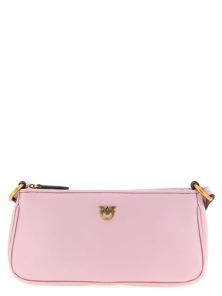 Τσάντα crossbody PINKO πολύχρωμη από δέρμα αγελάδας