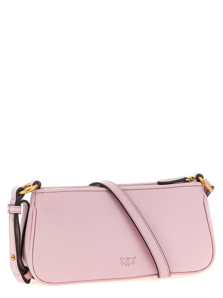 Τσάντα crossbody PINKO πολύχρωμη από δέρμα αγελάδας