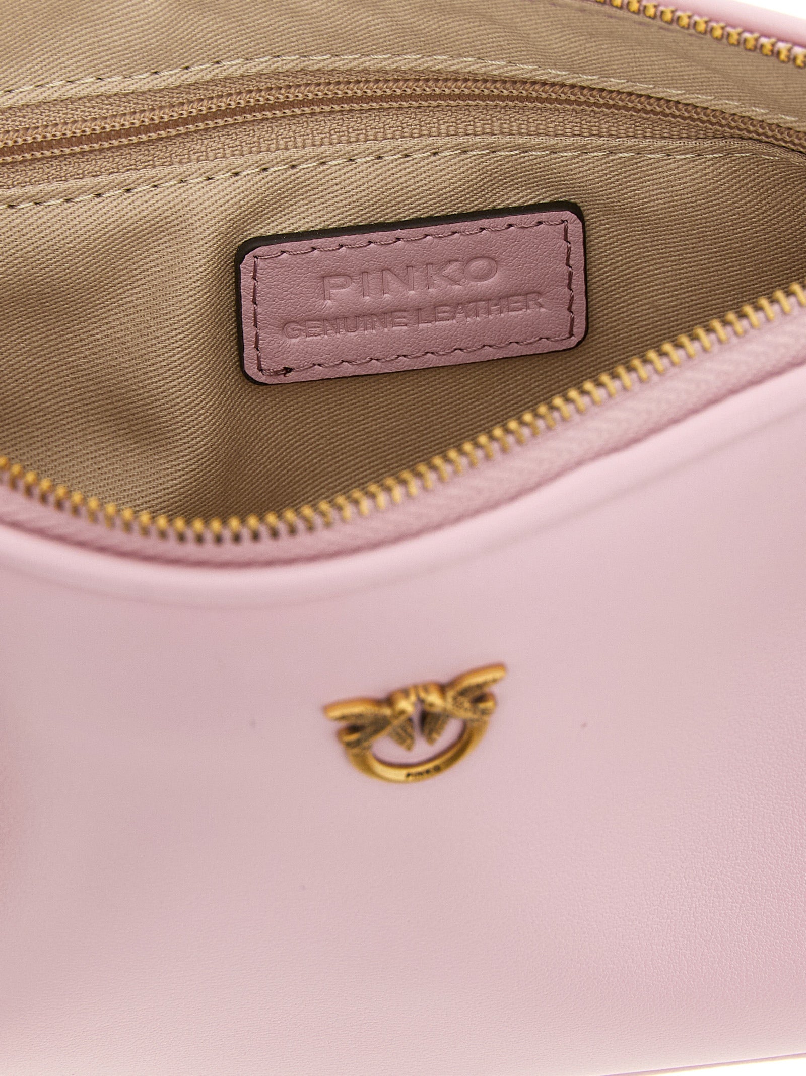 Τσάντα crossbody PINKO πολύχρωμη από δέρμα αγελάδας