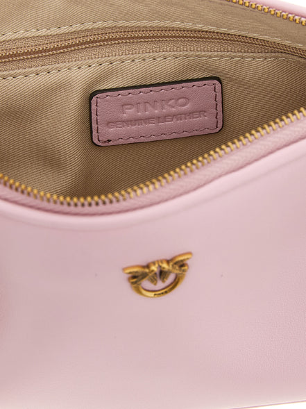 Τσάντα crossbody PINKO πολύχρωμη από δέρμα αγελάδας