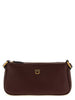 PINKO Bordeaux Cowhide Crossbody Bag