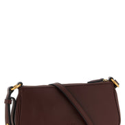 PINKO Bordeaux Cowhide Crossbody Bag