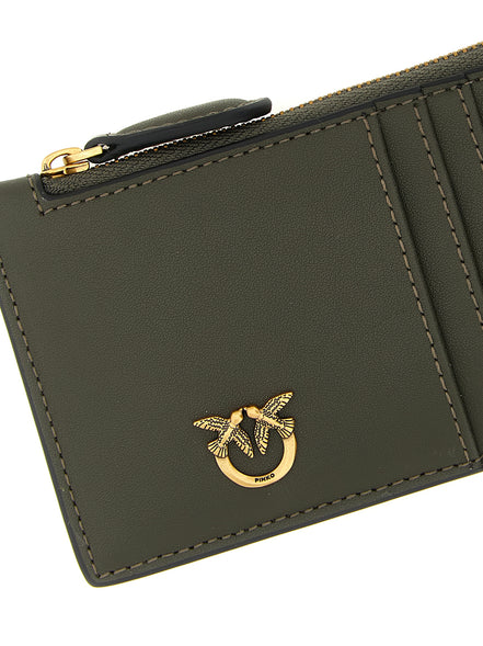 PINKO Bicolor Cowhide Cardholder