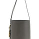 Furla Gray Calfskin Shoulder Bag