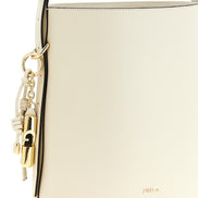 Furla White Calfskin Shoulder Bag