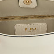 Furla White Calfskin Shoulder Bag