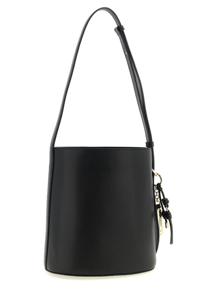 Furla Black Calfskin Shoulder Bag