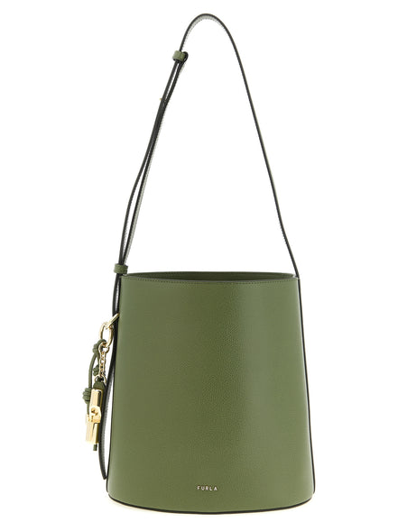 Furla Bicolor Calfskin Shoulder Bag