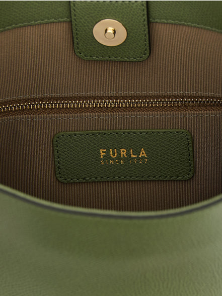 Furla Bicolor Calfskin Shoulder Bag