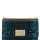 Furla Blue Goatskin Crossbody Bag