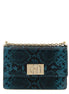 Furla Blue Goatskin Crossbody Bag
